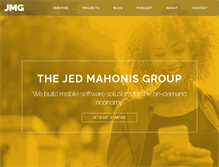 Tablet Screenshot of jedmahonisgroup.com